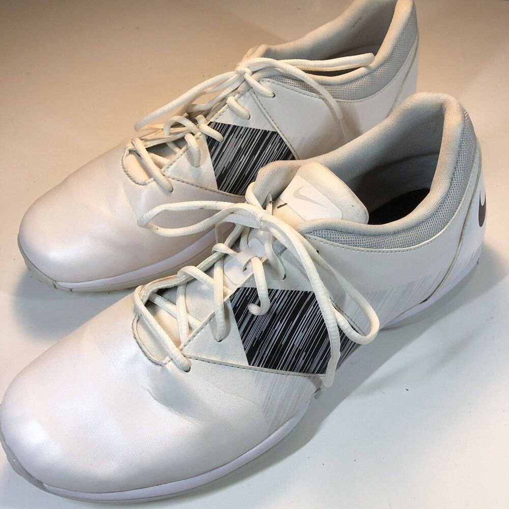 Nike Golf Shoes Delight V White Rubber Spike Traction 651997-100 Womens 9.5 SH5